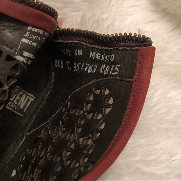 Independent Boot Co Perforated Booties Size 7 - Picture 6 of 7